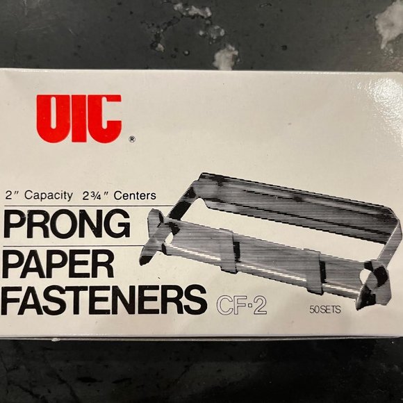 (10) Boxes Prong Paper Fasteners - CF-2, 2
